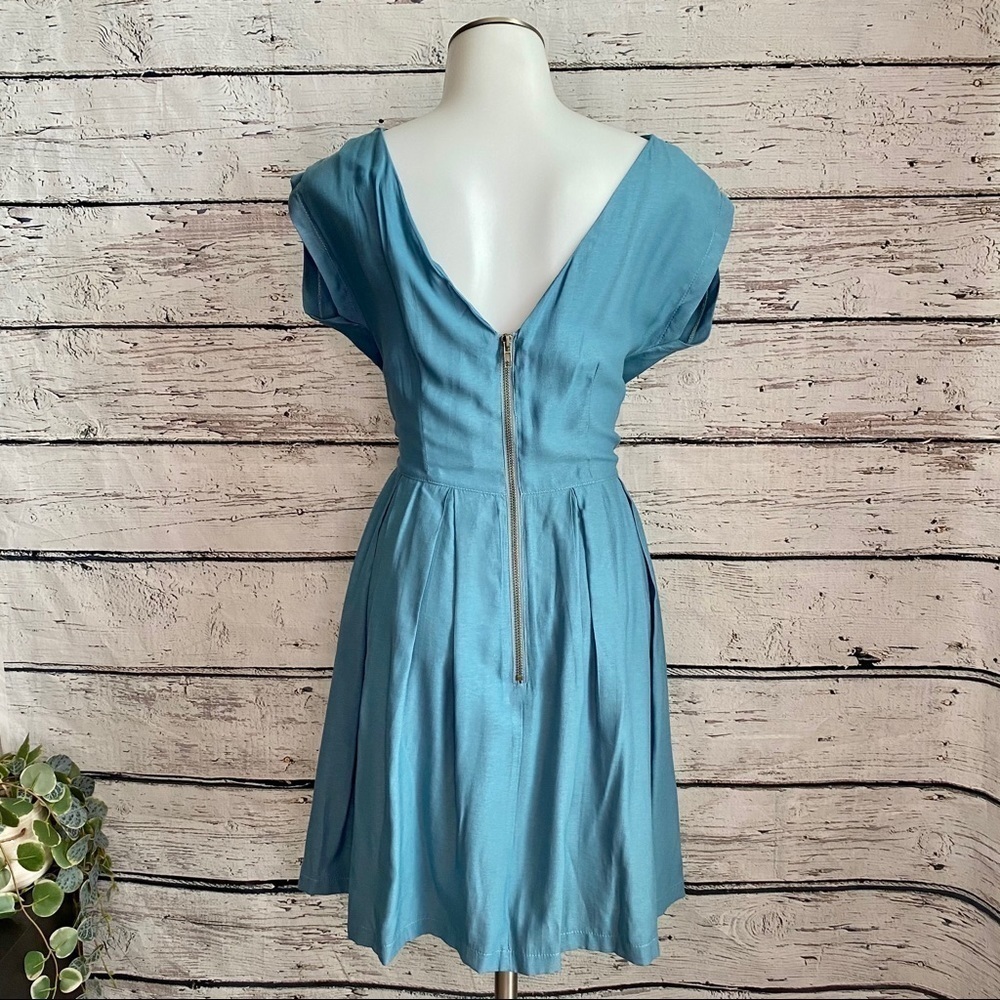 Nwt Louche Green/Teal Sleeveless Dress — image 2 of 5